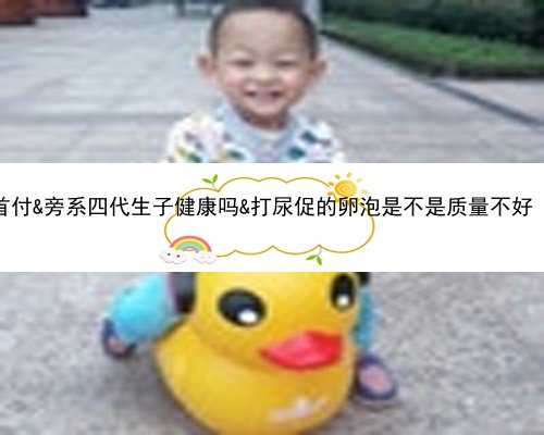 供卵试管婴儿皆去李广零首付&旁系四代生子健康吗&打尿促的卵泡是不是质量不